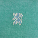 Men's Cotton Oxford Shirt - Small Lion Embroidery, Slim Fit, Full Button S - Shop Giordano