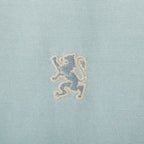 Men's Cotton Oxford Shirt - Small Lion Embroidery, Slim Fit, Full Button S - Shop Giordano