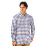 Men's Cotton Oxford Shirt - Small Lion Embroidery, Slim Fit, Full Button S - Shop Giordano