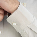 Men's Cotton Oxford Shirt - Small Lion Embroidery, Slim Fit, Full Button S - Shop Giordano