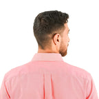 Men's Cotton Oxford Shirt - Small Lion Embroidery, Slim Fit, Full Button S - Shop Giordano