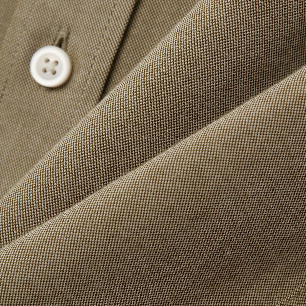 Men's Cotton Oxford Shirt - Small Lion Embroidery, Slim Fit, Full Button S - Shop Giordano