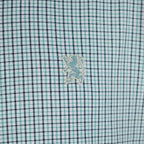 Men's Cotton Oxford Shirt - Small Lion Embroidery, Slim Fit, Full Button S - Shop Giordano