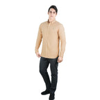 Men's Cotton Oxford Shirt - Small Lion Embroidery, Slim Fit, Full Button S - Shop Giordano