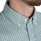 Men's Cotton Oxford Shirt - Small Lion Embroidery, Slim Fit, Full Button S - Shop Giordano