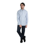 Men's Cotton Oxford Shirt - Small Lion Embroidery, Slim Fit, Full Button S - Shop Giordano