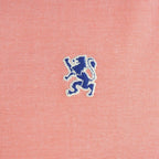 Men's Cotton Oxford Shirt - Small Lion Embroidery, Slim Fit, Full Button S - Shop Giordano
