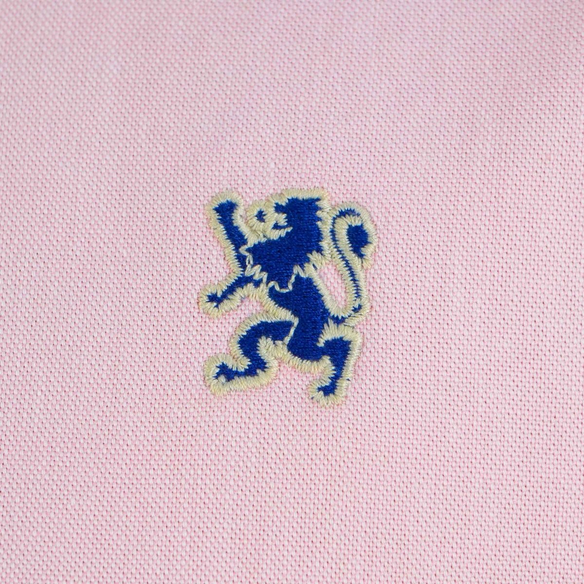 Men's Cotton Oxford Shirt - Small Lion Embroidery, Slim Fit, Full Button S - Shop Giordano