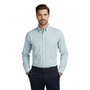 Men's Cotton Oxford Shirt - Small Lion Embroidery, Slim Fit, Full Button S - Shop Giordano