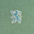 Men's Cotton Oxford Shirt - Small Lion Embroidery, Slim Fit, Full Button S - Shop Giordano