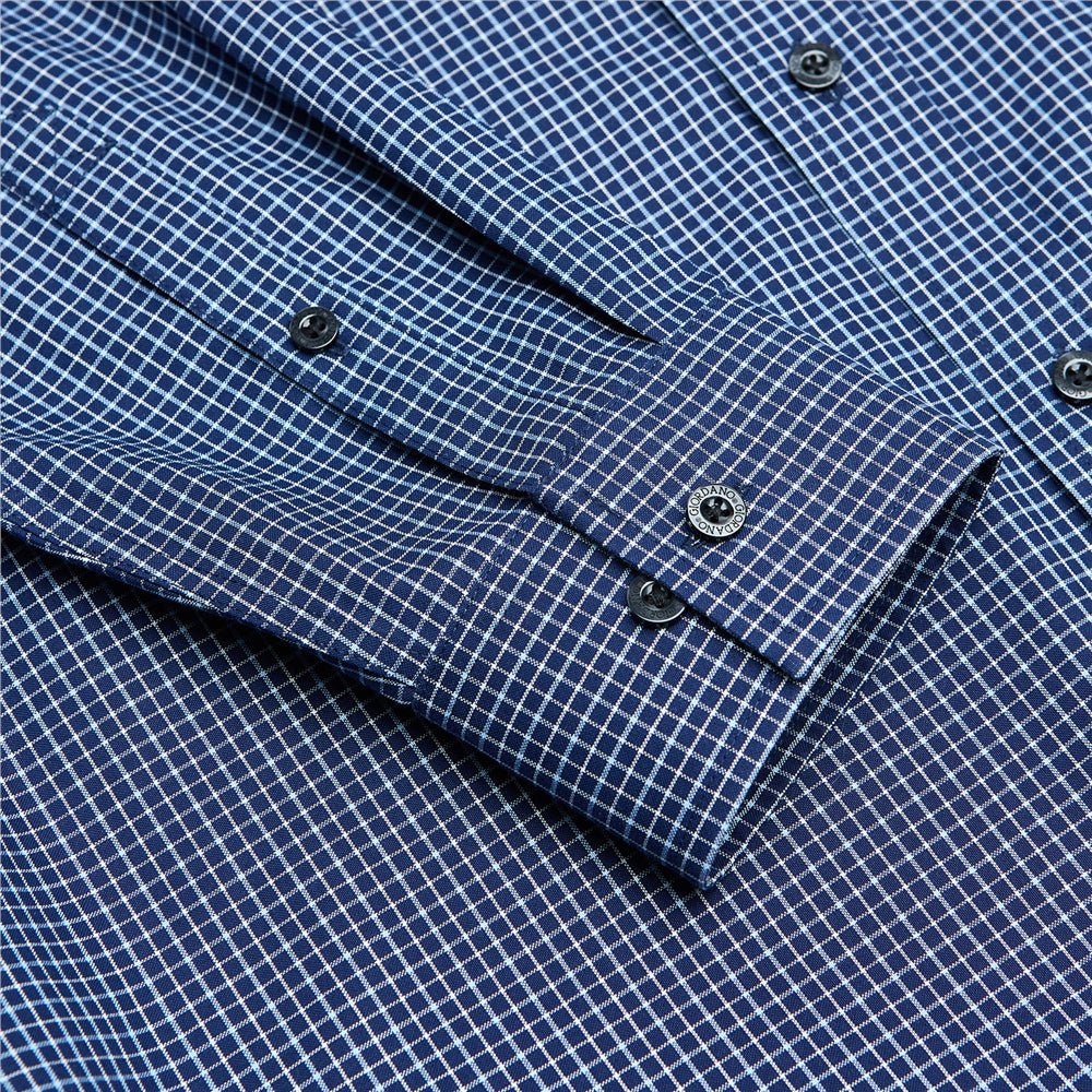 Men’S Cotton Oxford Wrinkle Free Long - Sleeve Shirt S - Shop Giordano