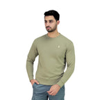 Giordano Men's Cotton Polyester French Terry Crew Neck Sweatshirt - Premium Sweatshirts