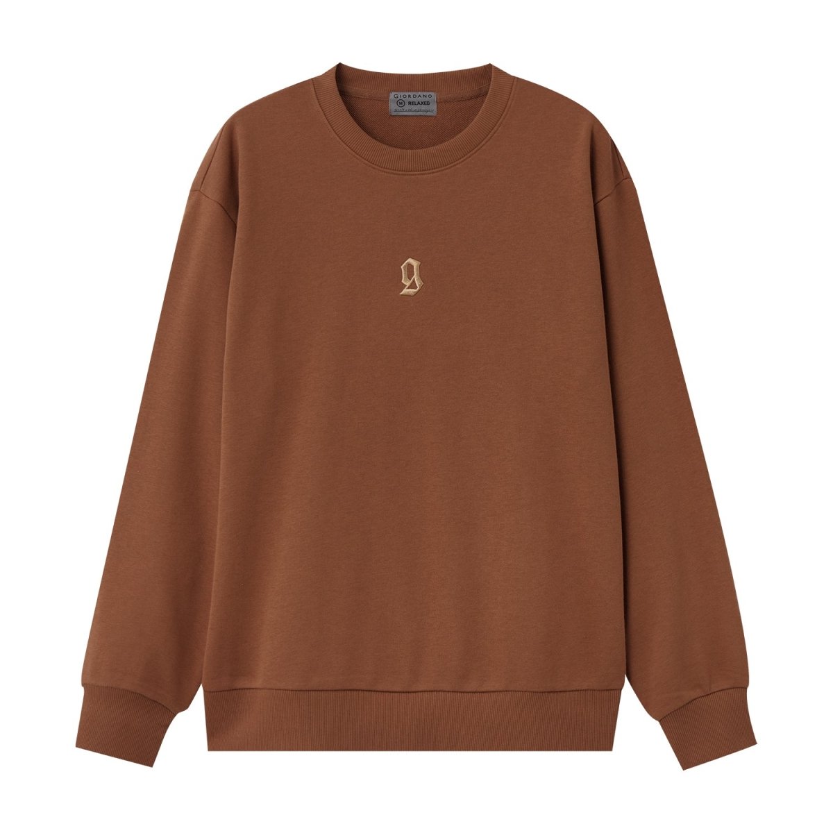 Giordano Men's Cotton Polyester French Terry Crew Neck Sweatshirt - Premium Sweatshirts