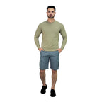 Giordano Men's Cotton Polyester French Terry Crew Neck Sweatshirt - Premium Sweatshirts