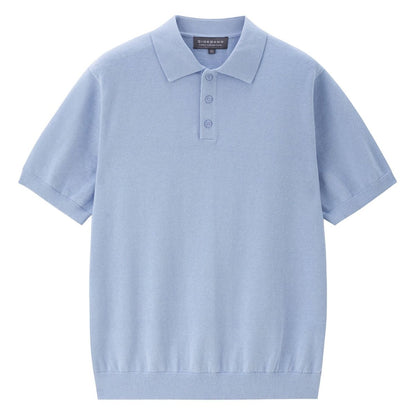 Men’S Cotton - Polyester Jersey Short Sleeve Polo Pullover | Korea Collection - Giordano