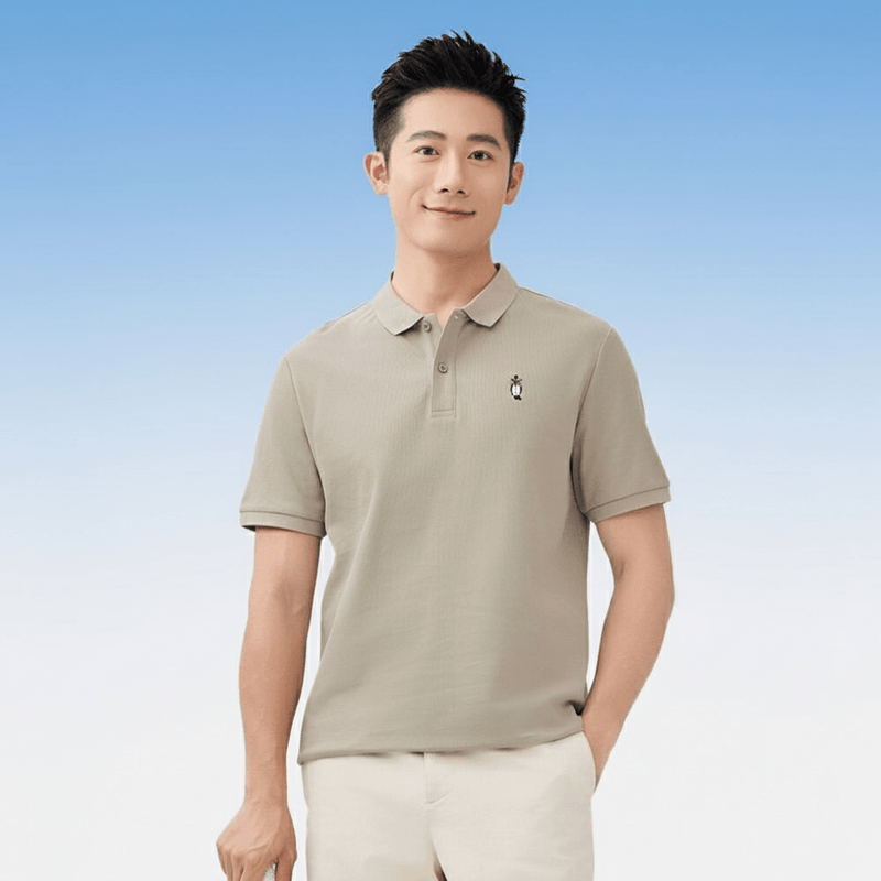 Men's Cotton Polyester Solid Polo | Online Exclusive M - Shop Giordano