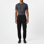 Men's Cotton Polyester Stretch Interlock Joggers - Relaxed Taper Fit