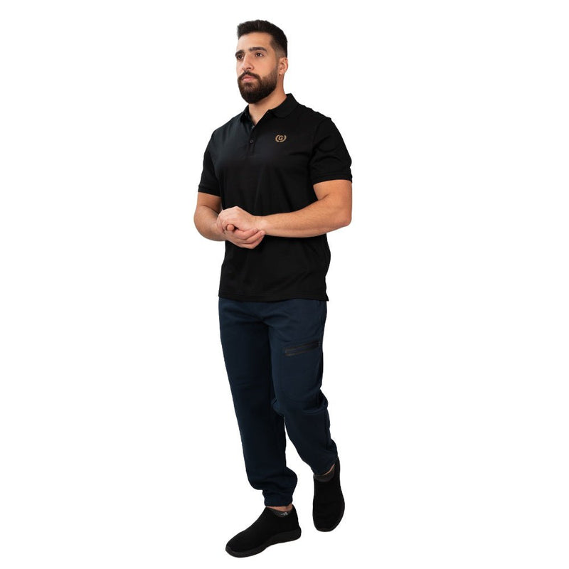 Men's Cotton Polyester Stretch Interlock Joggers - Relaxed Taper Fit S - Shop Giordano