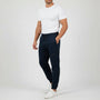 Men's Cotton Polyester Stretch Interlock Joggers - Relaxed Taper Fit S - Shop Giordano