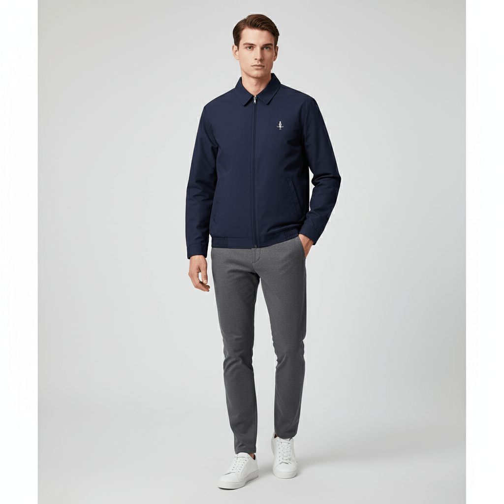 Men's Cotton Polyester Windbreaker Classic Jacket S - Shop Giordano