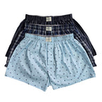 Men's Cotton Poplin Regular Fit Boxers 3Pcs Pack M - Shop Giordano