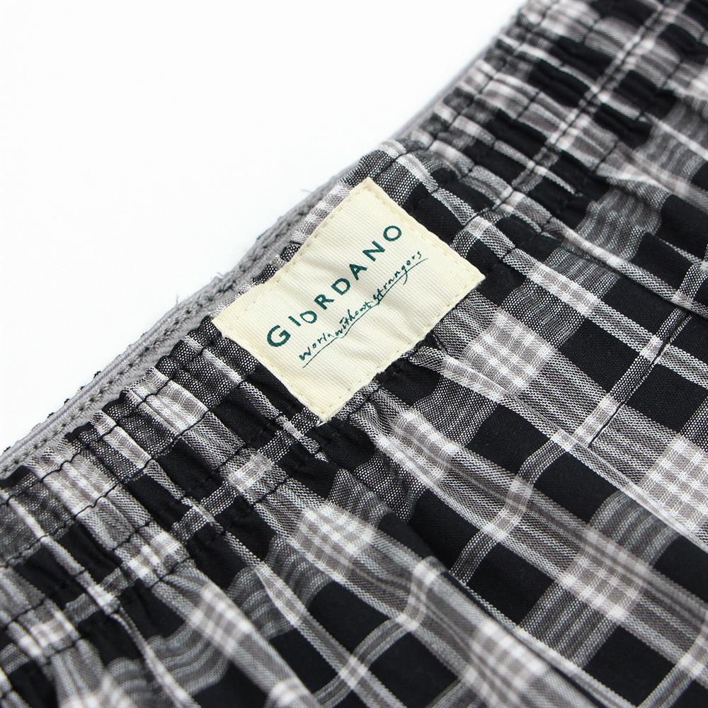 Giordano Men's Cotton Poplin Regular Fit Boxers 3Pcs Pack - Premium Briefs