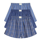 Men's Cotton Poplin Regular Fit Boxers 3Pcs Pack M - Shop Giordano