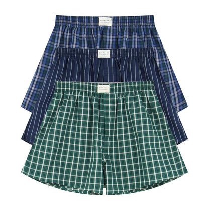 Men's Cotton Poplin Regular Fit Boxers 3Pcs Pack - Giordano