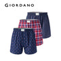 Giordano Men's Cotton Poplin Regular Fit Boxers 3Pcs Pack - Premium Briefs