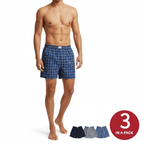 Men's Cotton Poplin Regular Fit Boxers 3Pcs Pack S - Shop Giordano
