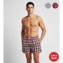 Men's Cotton Poplin Regular Fit Boxers 3Pcs Pack S - Shop Giordano