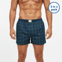 Men's Cotton Poplin Regular Fit Boxers 3Pcs Pack S - Shop Giordano