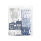 Men's Cotton Poplin Regular Fit Boxers 3Pcs Pack S - Shop Giordano