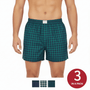 Men's Cotton Poplin Regular Fit Boxers 3Pcs Pack S - Shop Giordano