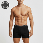 Men's Cotton Rib Regular Trunks 3 - Pack S - Shop Giordano