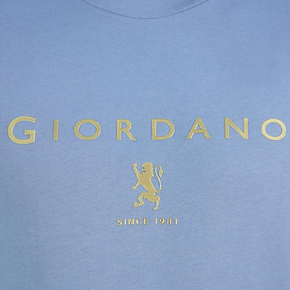Men's Cotton Signature Print Slim Fit Tee - Giordano