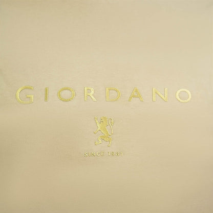 Men's Cotton Signature Print Slim Fit Tee - Giordano