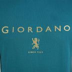Men's Cotton Signature Print Slim Fit Tee S - Shop Giordano