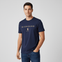 Men's Cotton Signature Print Slim Fit Tee S - Shop Giordano