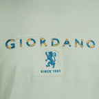 Men's Cotton Signature Print Slim Fit Tee S - Shop Giordano