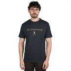 Men's Cotton Signature Print Slim Fit Tee S - Shop Giordano