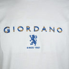 Men's Cotton Signature Print Slim Fit Tee S - Shop Giordano
