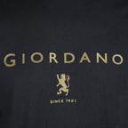 Men's Cotton Signature Print Slim Fit Tee S - Shop Giordano