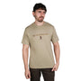Men's Cotton Signature Print Slim Fit Tee S - Shop Giordano