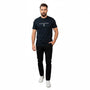 Men's Cotton Signature Print Slim Fit Tee S - Shop Giordano