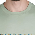 Men's Cotton Signature Print Slim Fit Tee S - Shop Giordano
