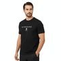 Men's Cotton Signature Print Slim Fit Tee S - Shop Giordano