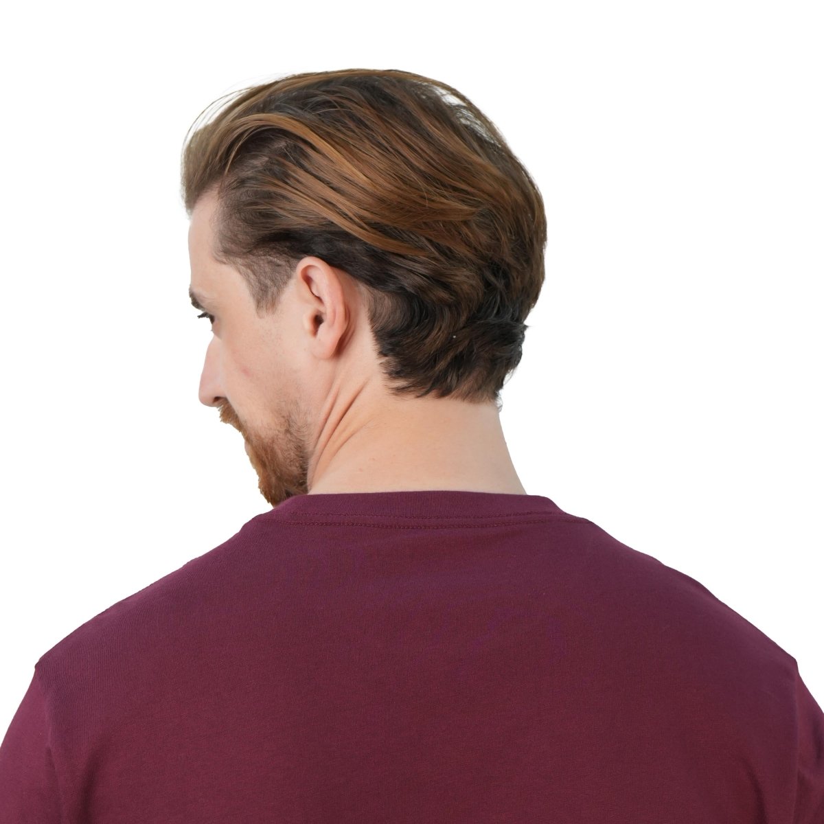 Men's Cotton Signature Print Slim Fit Tee S - Shop Giordano