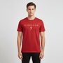Men's Cotton Signature Print Slim Fit Tee S - Shop Giordano
