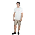 Men's Cotton Signature Print Tee S - Shop Giordano
